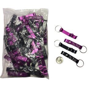 50 pc Graduation "The Best Is Yet To Come" Metal Can Opener Key Chains Two Color
